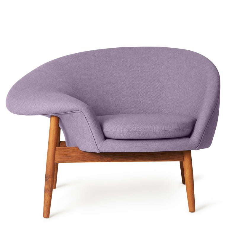 Fried Egg Lounge Chair - Warm Nordic - Chairs - Barnum 09/Smoked Oak - Left - Facing - HORNE