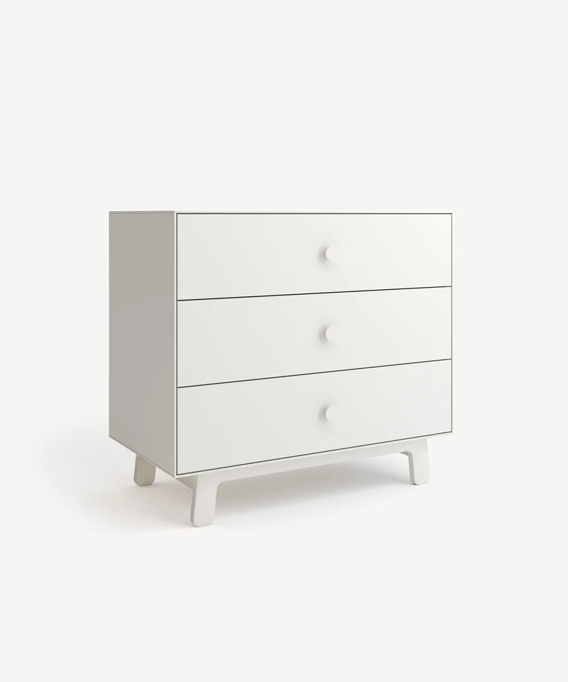 3 Drawer Dresser - Sparrow - Oeuf Kids + Baby - White/Birch - HORNE