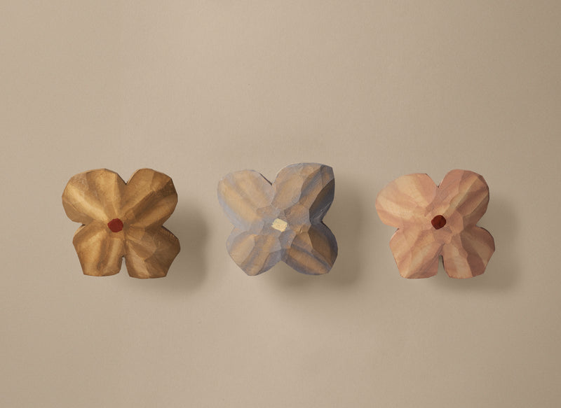 Poesie Hand-carved Magnets - Set of 3