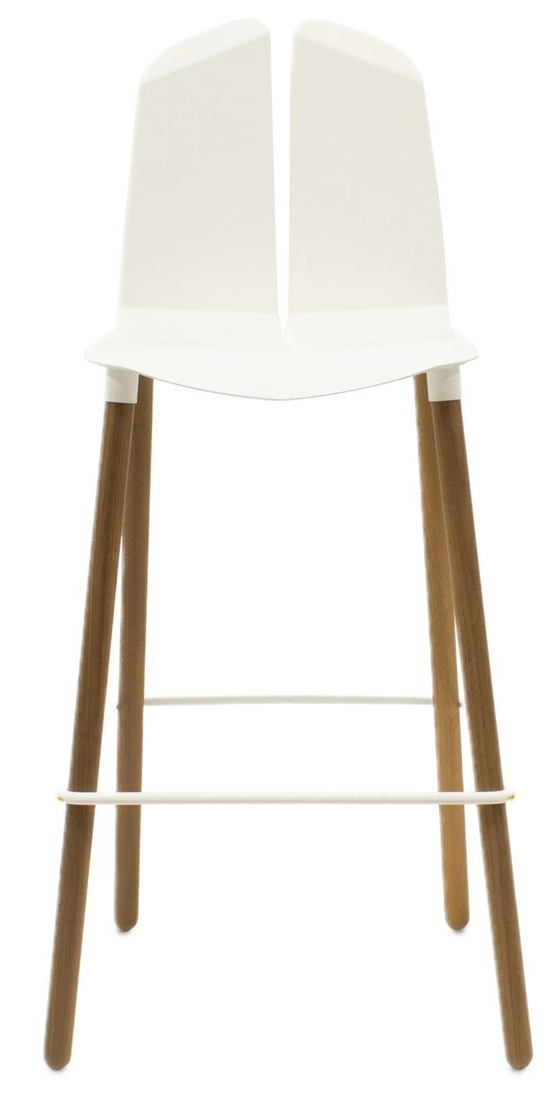 Noa Bar Stool - Tronk - Stools + Benches + Ottomans - Black - Natural Oak - HORNE