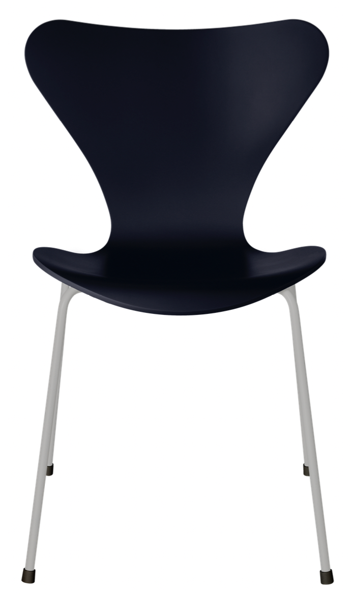 Series 7 Chair - Lacquered - Fritz Hansen - Chairs - Black - Chromed Steel - HORNE