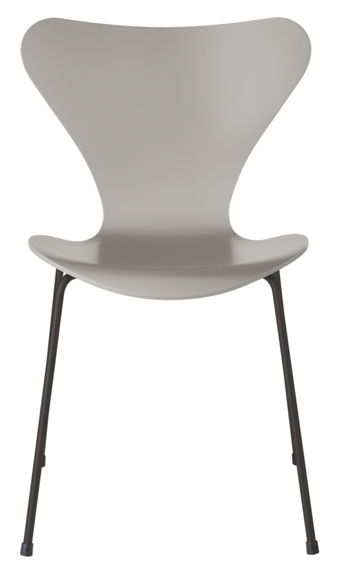 Series 7 Chair - Lacquered - Fritz Hansen - Chairs - Black - Chromed Steel - HORNE