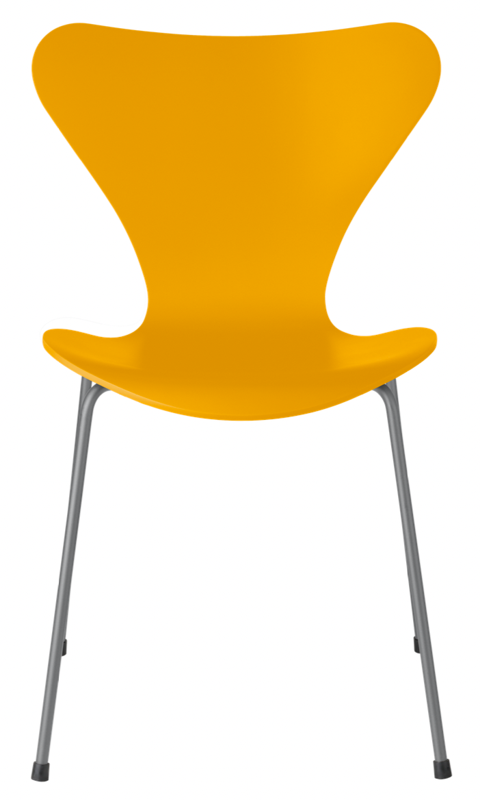 Series 7 Chair - Lacquered - Fritz Hansen - Chairs - Black - Chromed Steel - HORNE