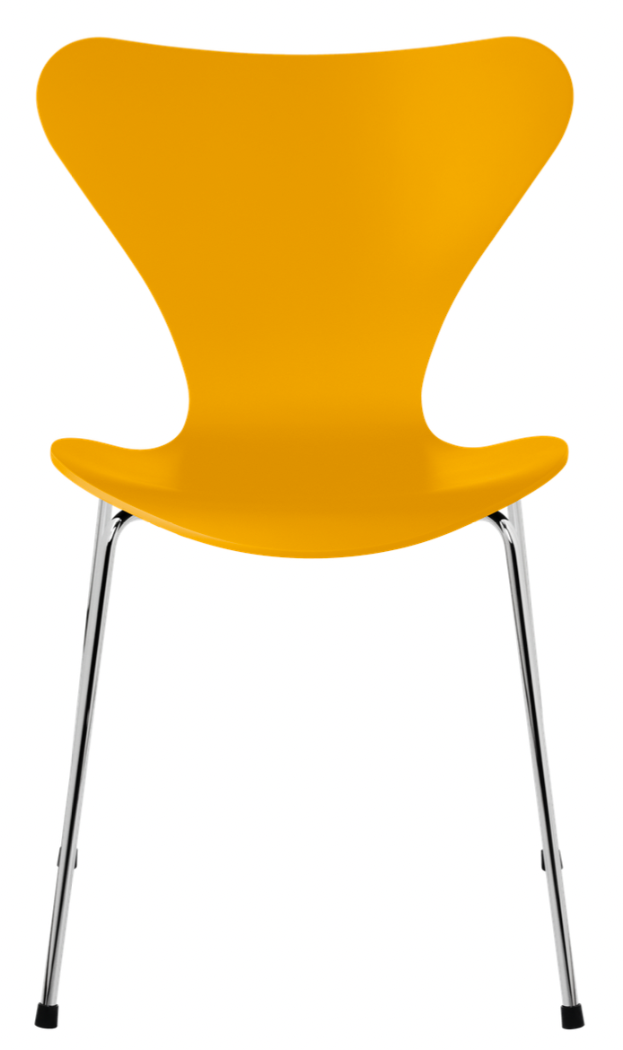 Series 7 Chair - Lacquered - Fritz Hansen - Chairs - Black - Chromed Steel - HORNE