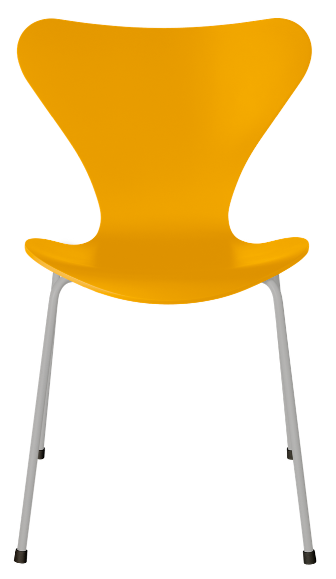 Series 7 Chair - Lacquered - Fritz Hansen - Chairs - Black - Chromed Steel - HORNE