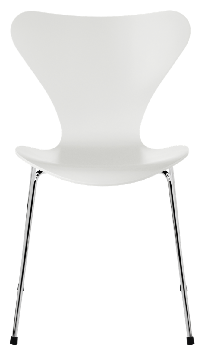Series 7 Chair - Lacquered - Fritz Hansen - Chairs - Black - Chromed Steel - HORNE