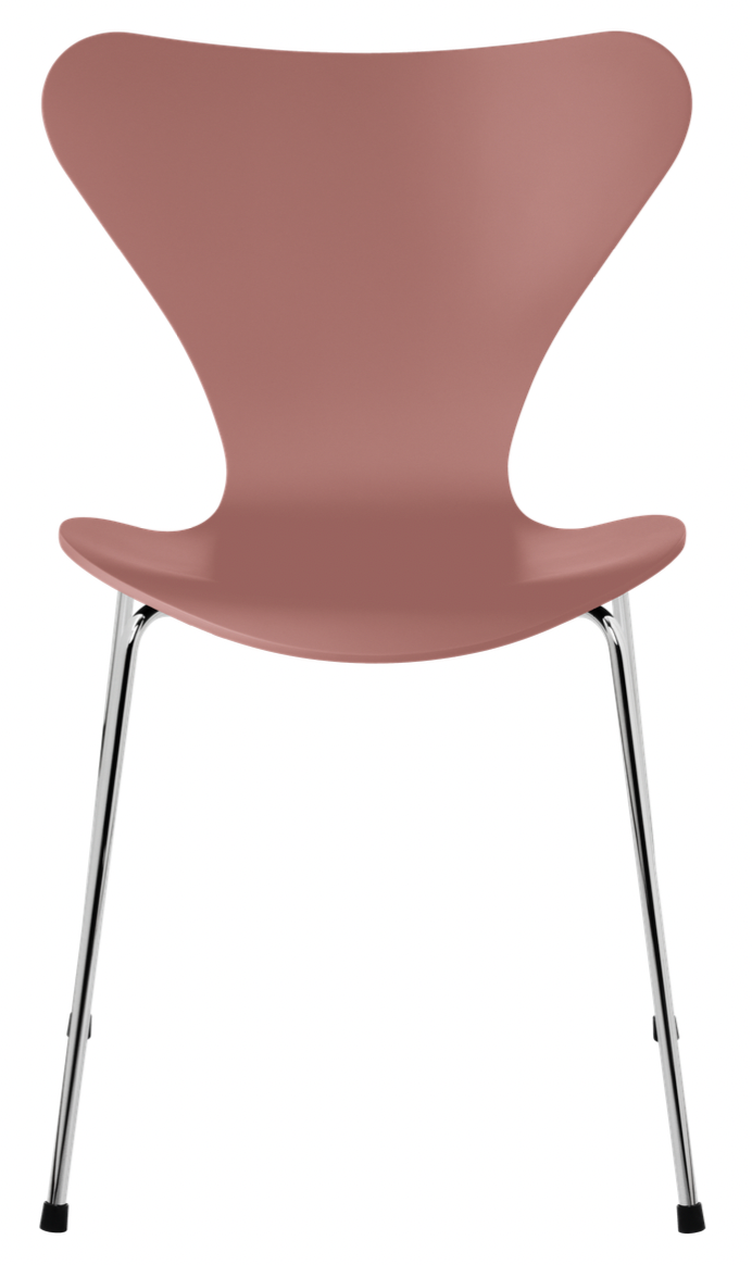 Series 7 Chair - Lacquered - Fritz Hansen - Chairs - Black - Chromed Steel - HORNE
