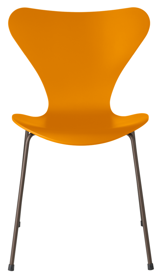 Series 7 Chair - Lacquered - Fritz Hansen - Chairs - Black - Chromed Steel - HORNE