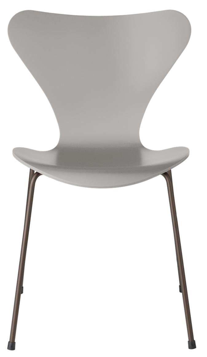Series 7 Chair - Lacquered - Fritz Hansen - Chairs - Black - Chromed Steel - HORNE