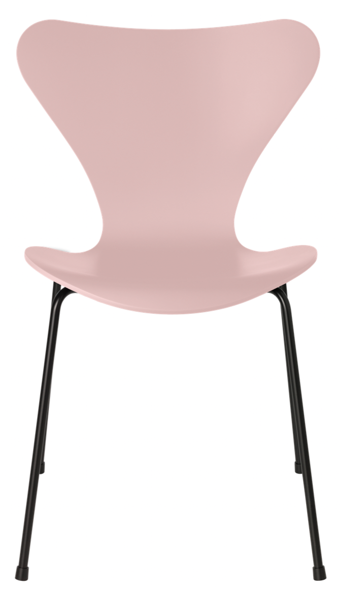 Series 7 Chair - Lacquered - Fritz Hansen - Chairs - Black - Chromed Steel - HORNE