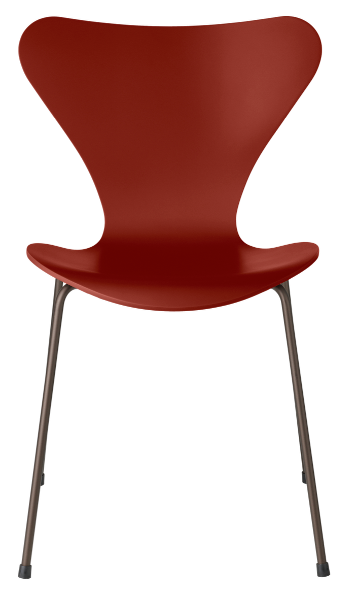 Series 7 Chair - Lacquered - Fritz Hansen - Chairs - Black - Chromed Steel - HORNE