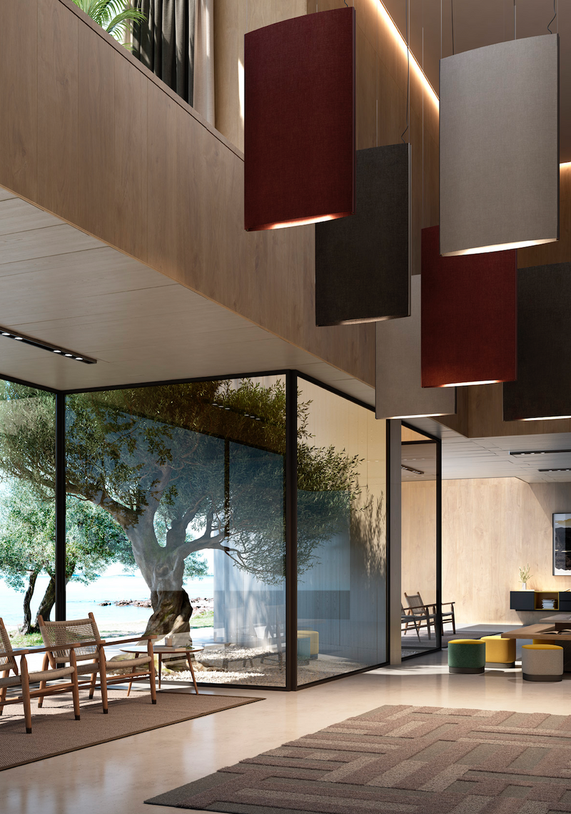 Noren S/72 LED Dimmable Pendant - Bover - Pendants - Direct & Indirect Light - Dark Grey - HORNE