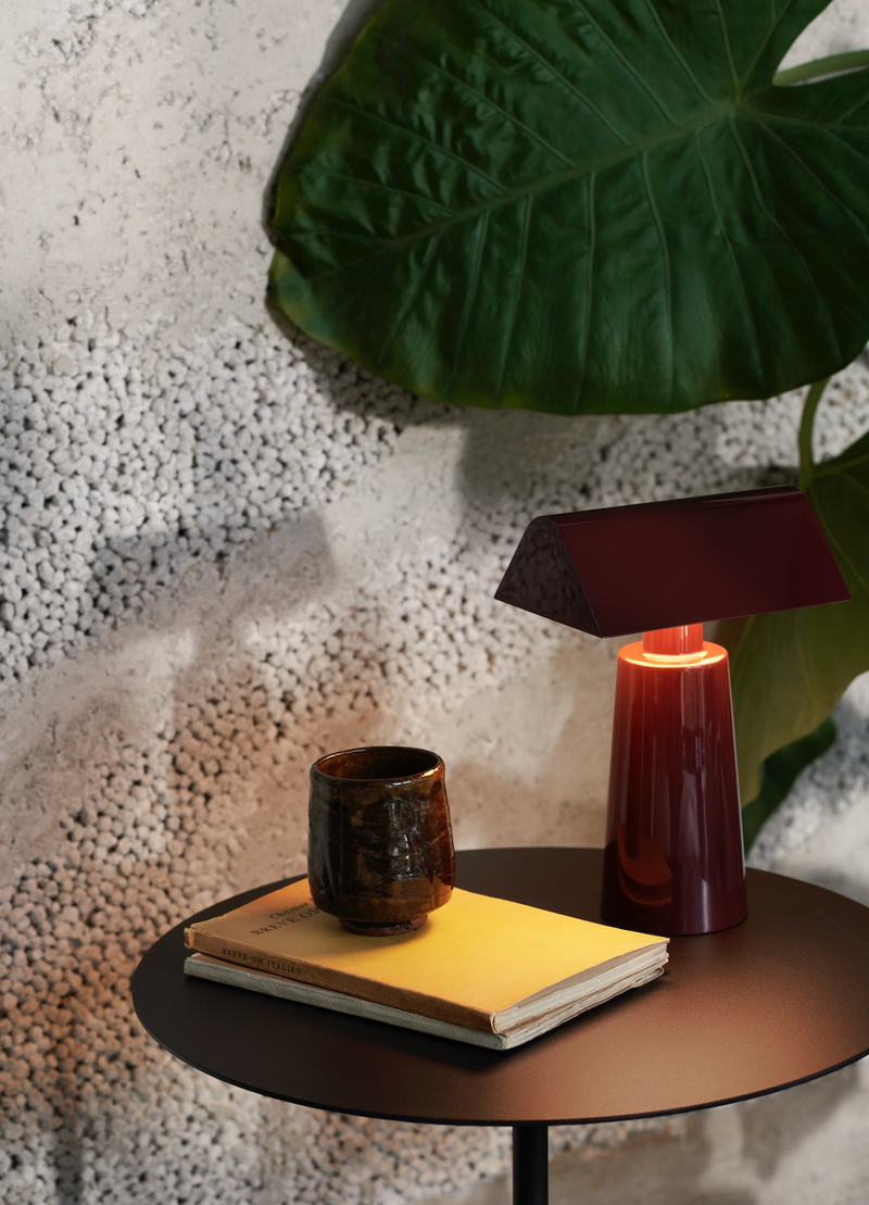 Caret MF1 Portable Lamp - &Tradition - Table + Task - Silk Grey - HORNE