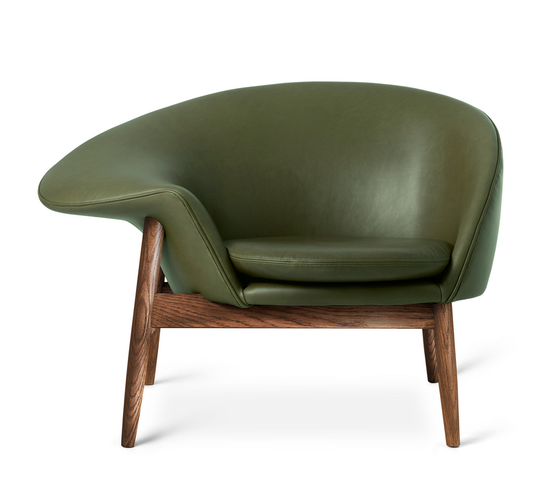 Fried Egg Lounge Chair - Warm Nordic - Chairs - Barnum 09/Smoked Oak - Left - Facing - HORNE