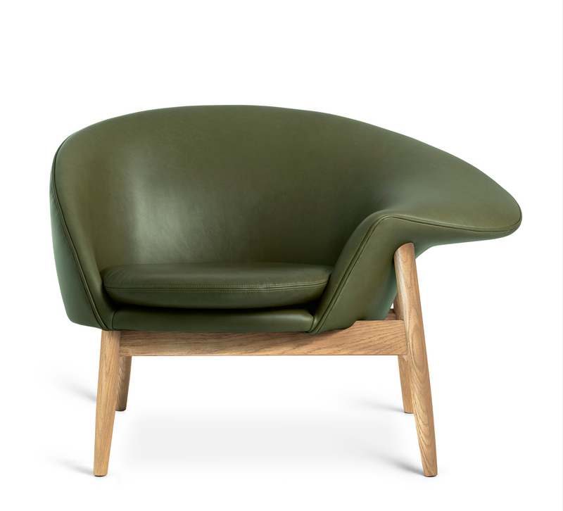 Fried Egg Lounge Chair - Warm Nordic - Chairs - Barnum 09/Smoked Oak - Left - Facing - HORNE