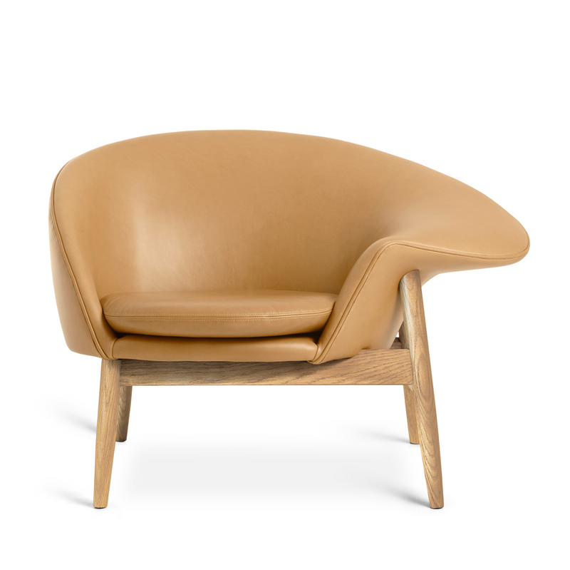 Fried Egg Lounge Chair - Warm Nordic - Chairs - Barnum 09/Smoked Oak - Left - Facing - HORNE