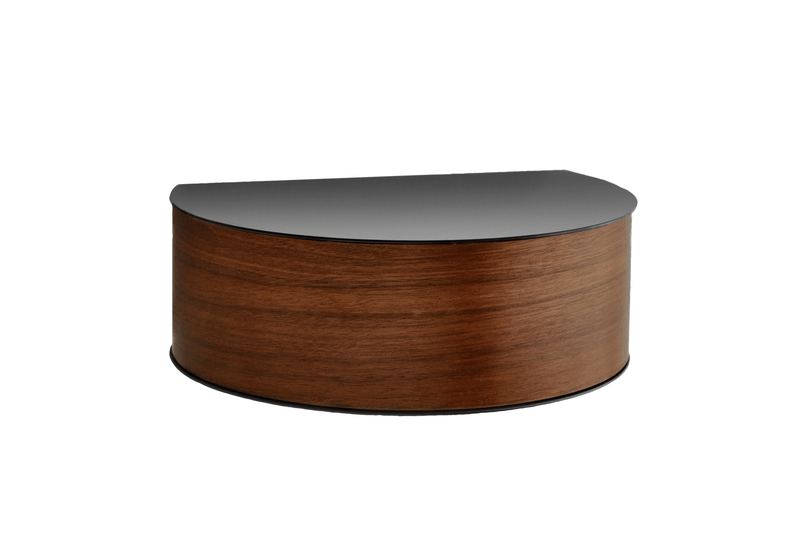 Wallie Wall Drawer - Woud - Shelving - Black Metal w/ Oak - HORNE