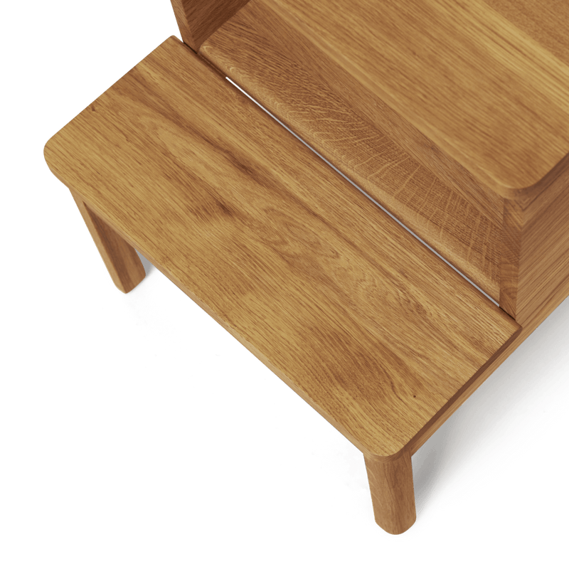 A Line Stepstool - Form & Refine Stools + Benches + Ottomans - White Oak - HORNE