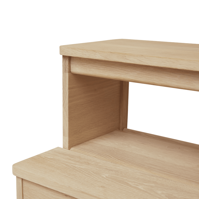 A Line Stepstool - Form & Refine Stools + Benches + Ottomans - White Oak - HORNE