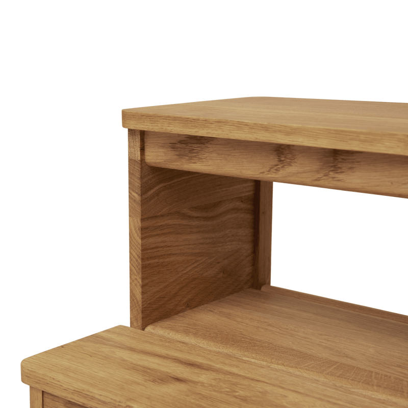 A Line Stepstool - Form & Refine Stools + Benches + Ottomans - White Oak - HORNE