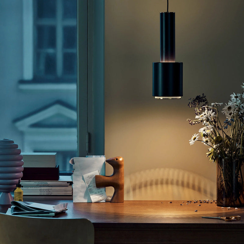 A110 Pendant by Alvar Aalto - Artek Pendants - Black - HORNE