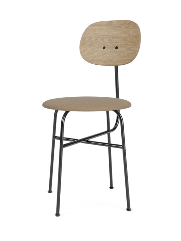 Afteroom Plus Dining Chair - Upholstered Seat - Audo Copenhagen Chairs - Natural Oak | Sierra 1611 - HORNE