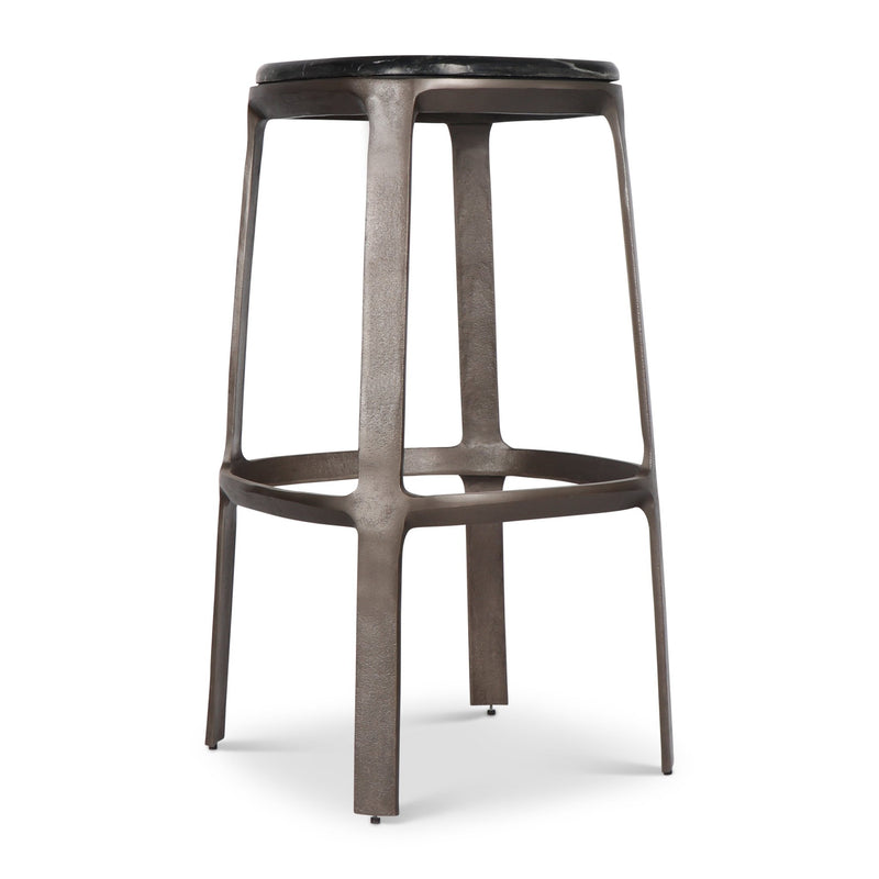 Alfie Bar Stool - Urbia Stools + Benches + Ottomans - Fantasy Black Bronze - HORNE