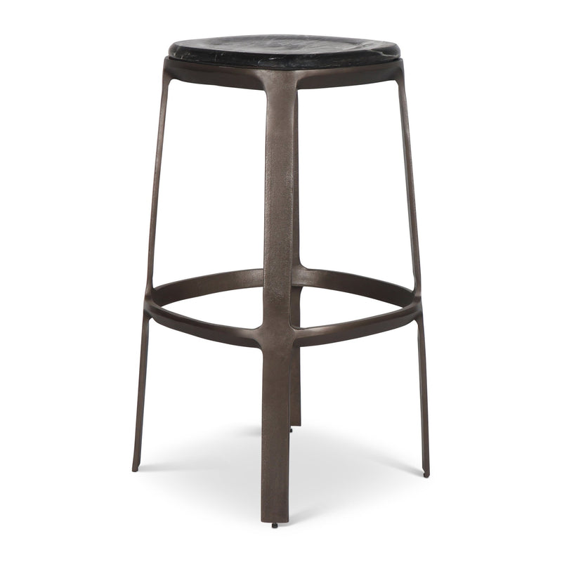 Alfie Bar Stool - Urbia Stools + Benches + Ottomans - Fantasy Black Bronze - HORNE