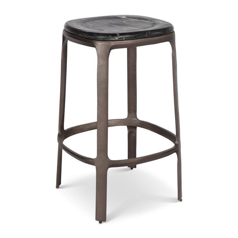Alfie Counter Stool - Urbia Stools + Benches + Ottomans - Fantasy Black Bronze - HORNE