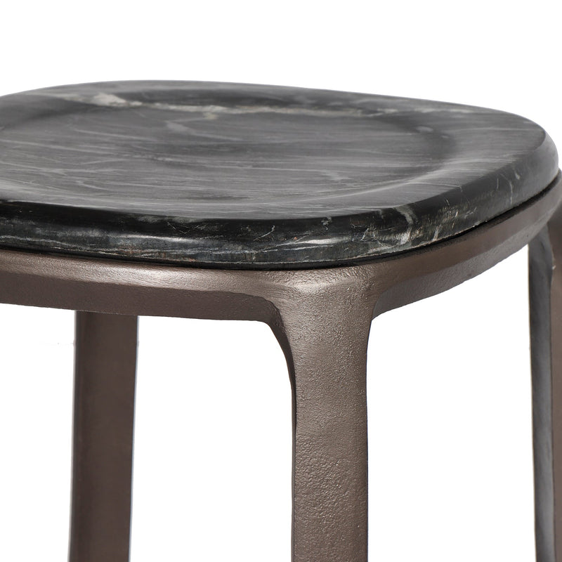 Alfie Counter Stool - Urbia Stools + Benches + Ottomans - Fantasy Black Bronze - HORNE