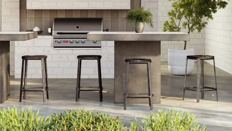 Alfie Counter Stool - Urbia Stools + Benches + Ottomans - Fantasy Black Bronze - HORNE