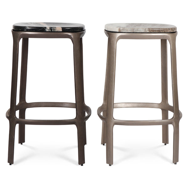 Alfie Counter Stool - Urbia Stools + Benches + Ottomans - Fantasy Black Bronze - HORNE