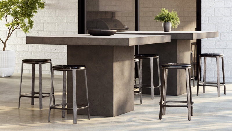 Alfie Counter Stool - Urbia Stools + Benches + Ottomans - Fantasy Black Bronze - HORNE