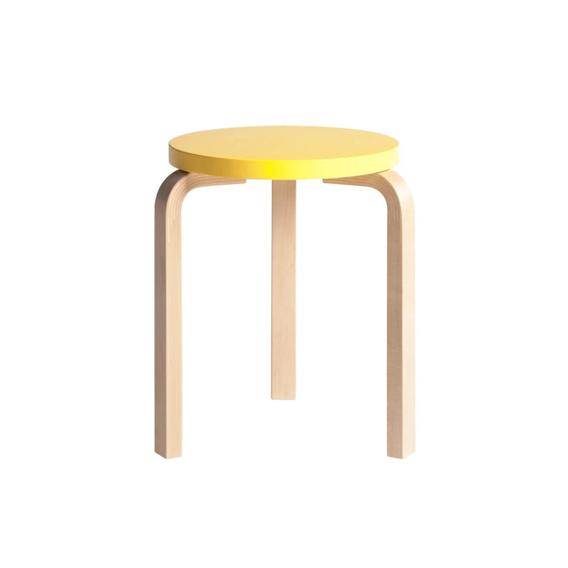 Alvar Aalto Stool 60 - Artek Stools + Benches + Ottomans - Wild Birch - HORNE