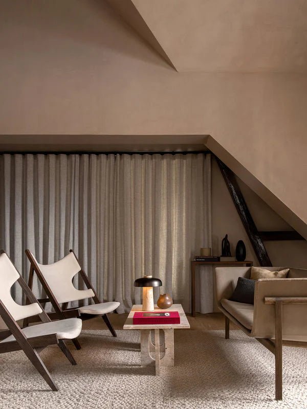 Androgyne Lounge Table - Stone/Marble - Audo Copenhagen - Coffee Tables - Calacatta Viola - HORNE