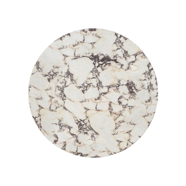 Androgyne Side Table Top Ø65 - Audo Copenhagen Tables + Desks - Calacatta Viola Marble - HORNE