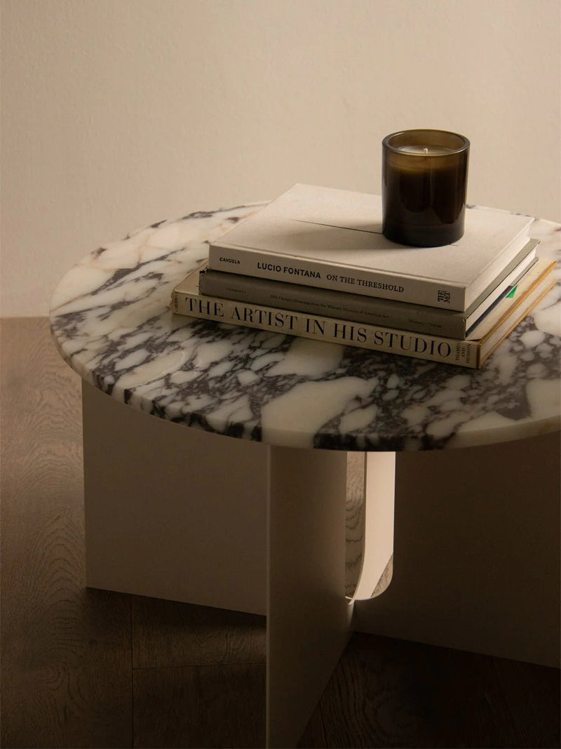 Androgyne Side Table Top Ø65 - Audo Copenhagen Tables + Desks - Emperador Marble - HORNE