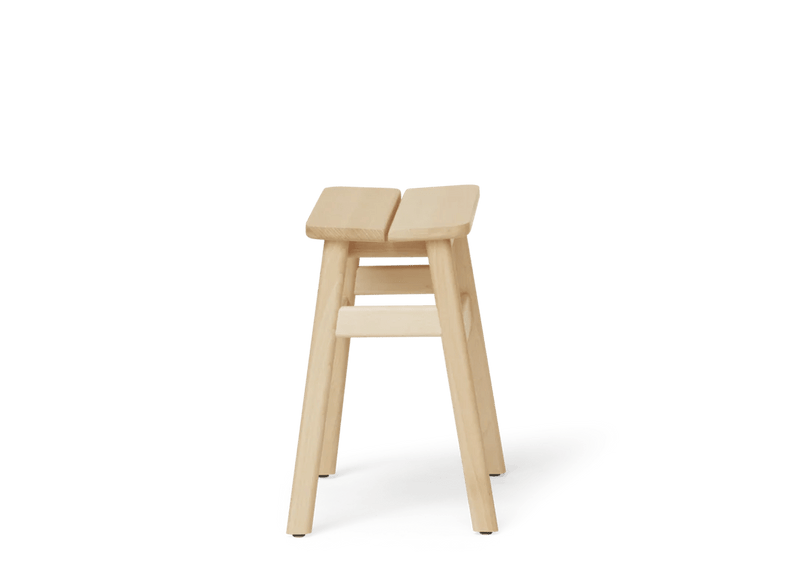 Angle Bar Stool - Form & Refine Stools + Benches + Ottomans - 65 - Oak - HORNE