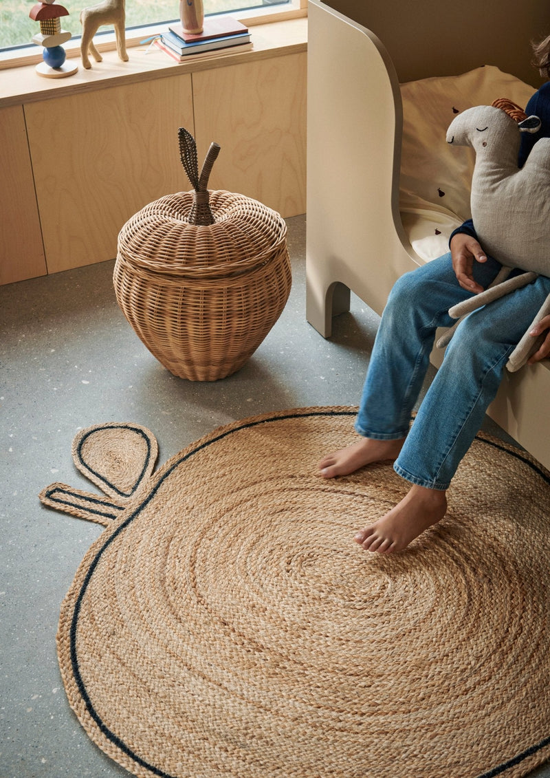 Apple Braided Jute Rug - Ferm Living - Rugs - HORNE