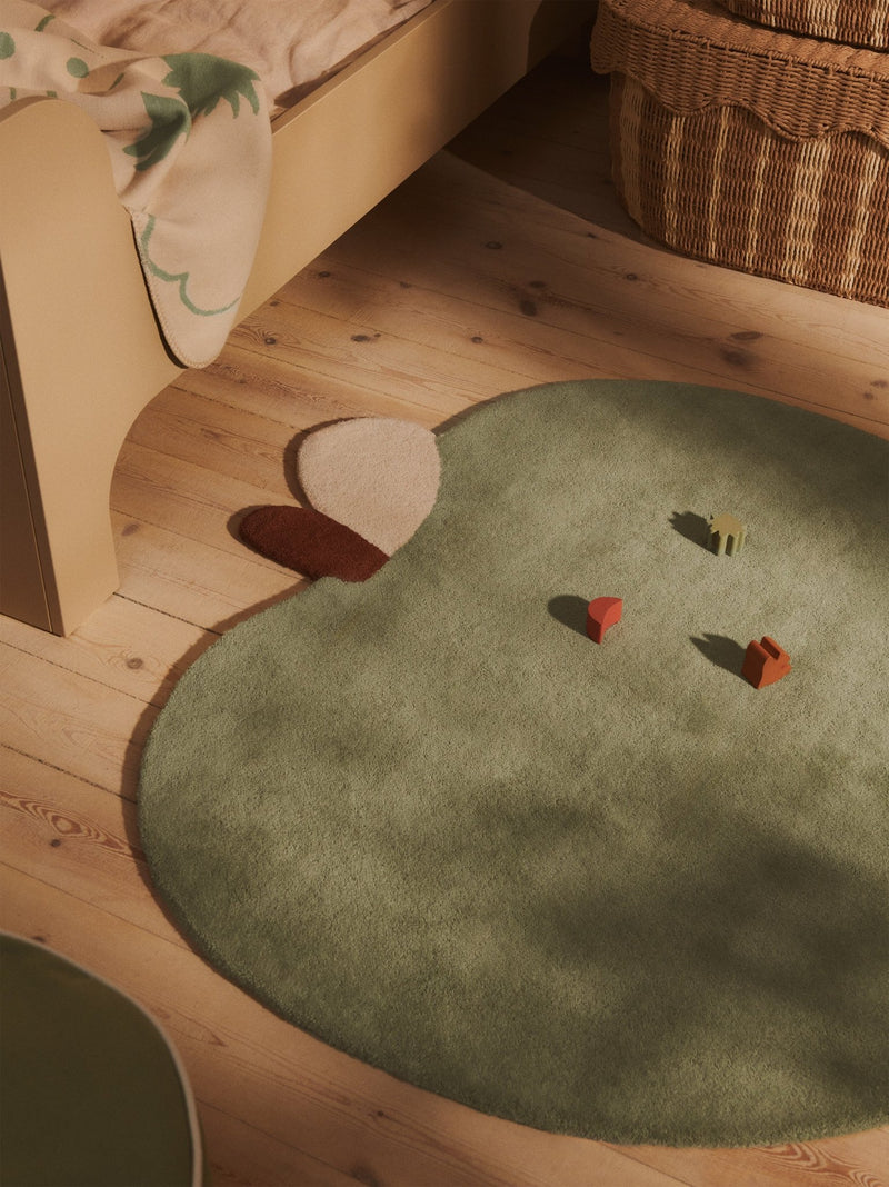 Apple Tufted Rug - Ferm Living Rugs - Brown Clay - HORNE