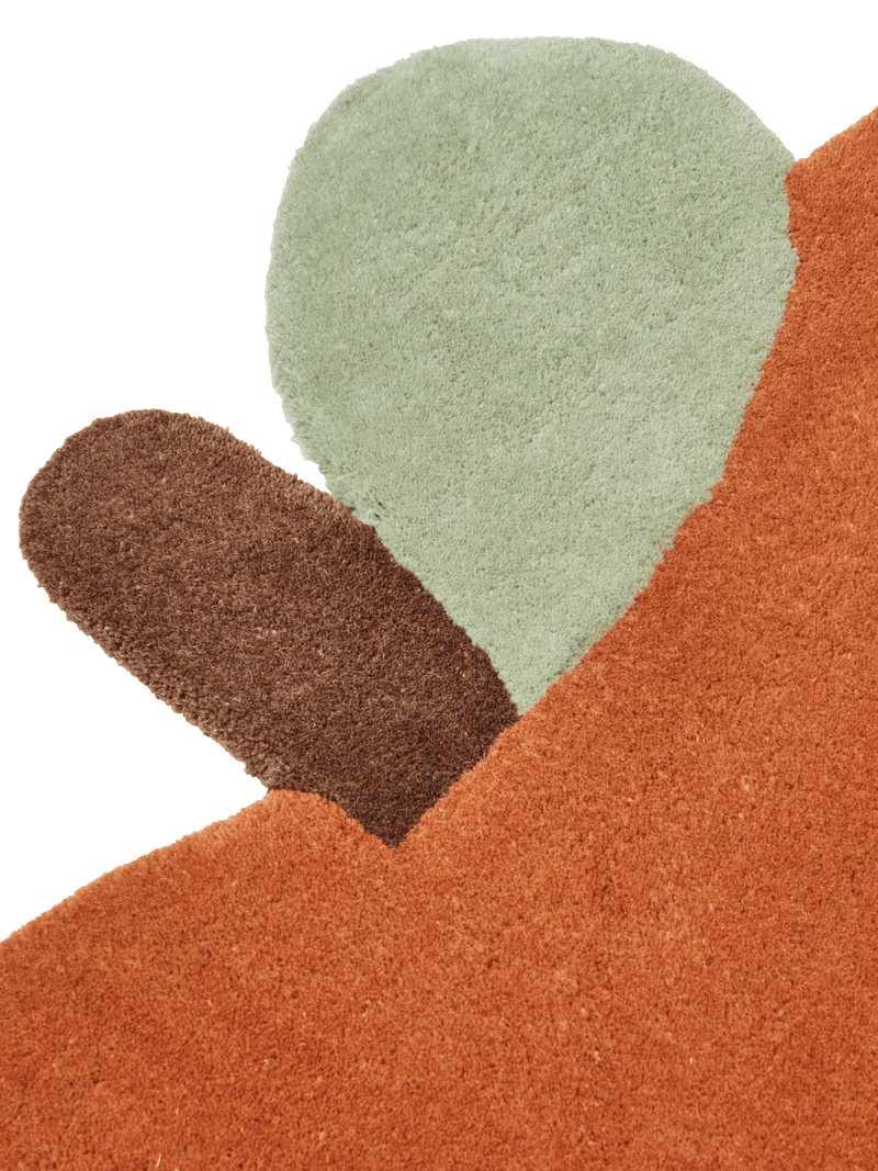 Apple Tufted Rug - Ferm Living Rugs - Brown Clay - HORNE