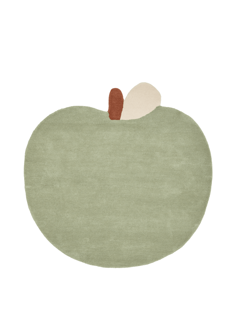 Apple Tufted Rug - Ferm Living Rugs - Brown Clay - HORNE