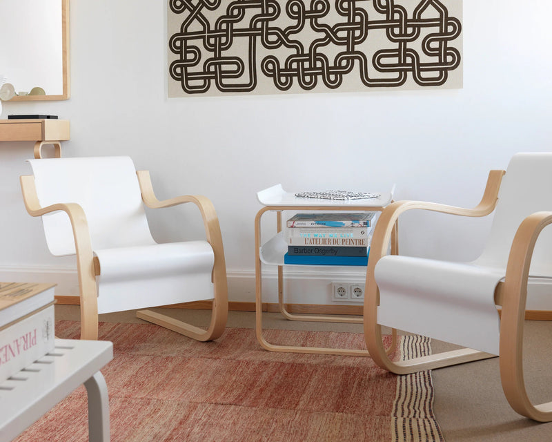 Armchair 42 - Alvar Aalto - Artek Chairs - White - HORNE