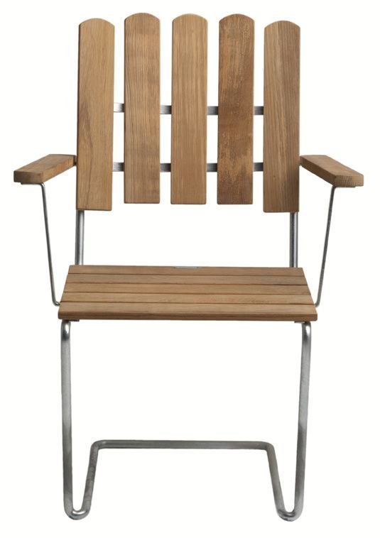 Armchair A2 - Grythyttan Stålmöbler - Chairs - Untreated Teak - HORNE