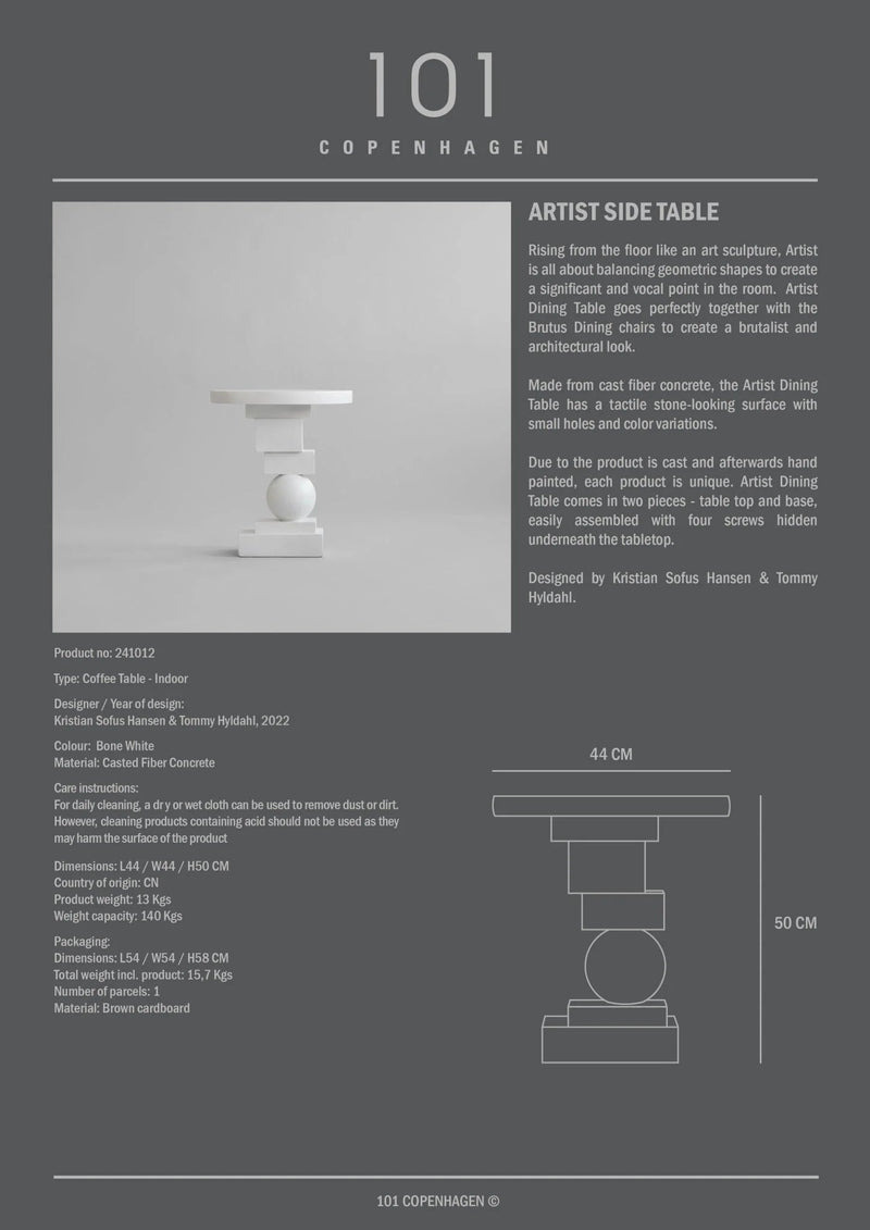 Artist Side Table - 101 Copenhagen Tables - Coffee - HORNE