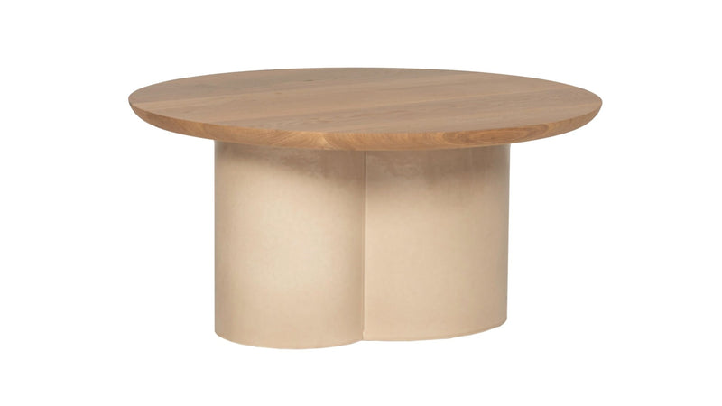 Arvin Coffee Table - Vincent Sheppard Table + Task - Natural Oak - Maroon - HORNE