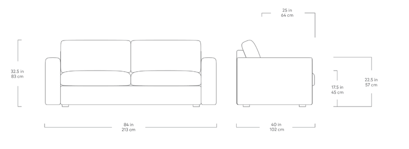 Ashdale Sofa - Gus* Modern - Sofas - Merino Autumn - HORNE