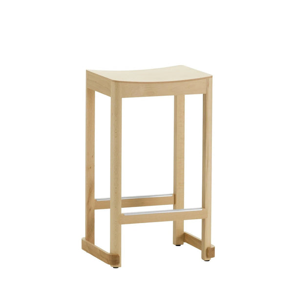 Atelier Bar Stool - Artek Stools + Benches + Ottomans - Counter 25.6" - Beech - HORNE