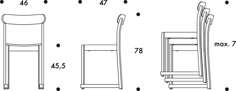 Atelier Chair - Ferm Living Tables - Beech - HORNE