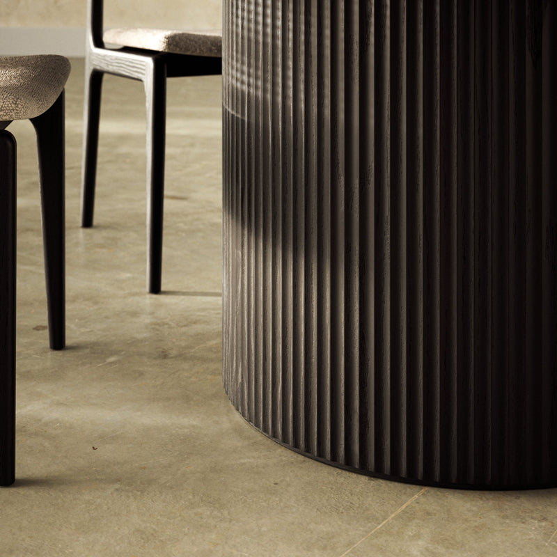 Atenas Round Dining Table - Urbia Tables - Ebano - HORNE